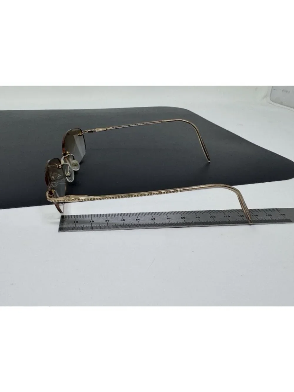 Valentino Eyeglasses, Frames Only, V5288 02S Gold 50 - 17-135, Rimless, Italy